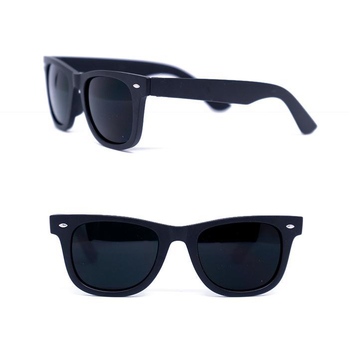 Kacamata Hitam Wayfarer Sunglasses Modern - Hitam Doff