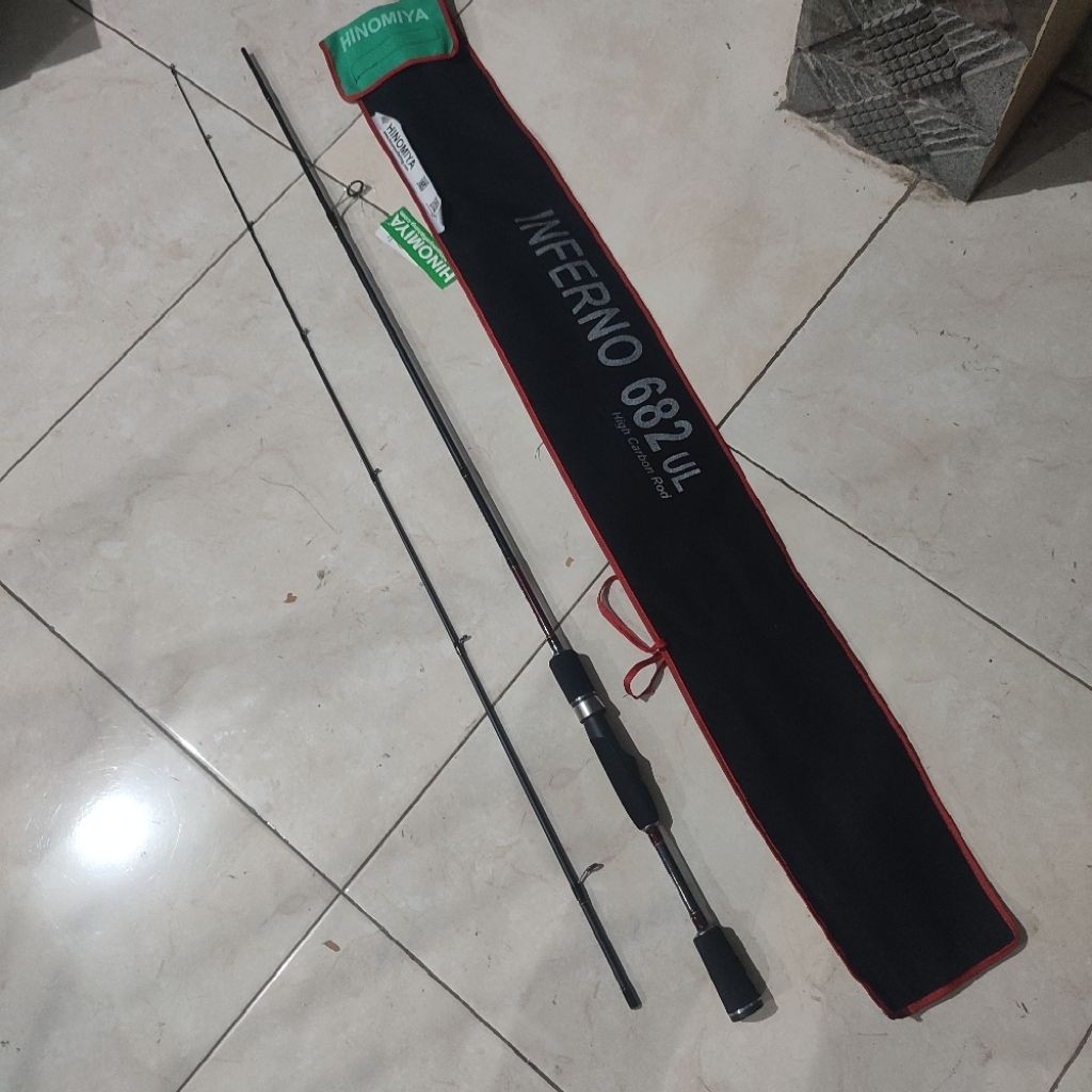 Joran UL Hinomiya Inferno 198cm, Full Guide Fuji