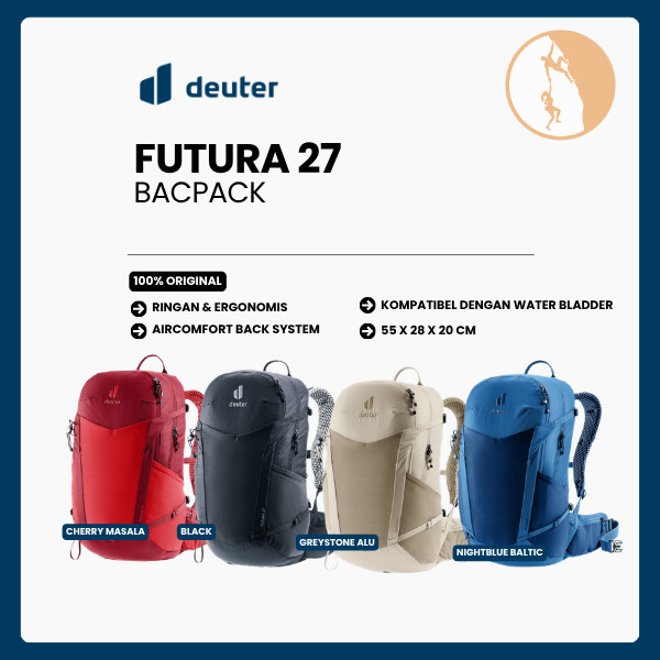 Tas Ransel Gunung Backpack - Deuter Futura 27