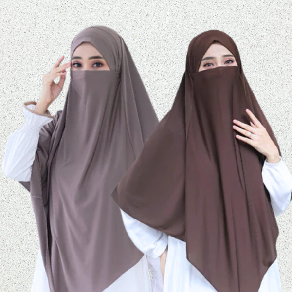 Kautsar Hijab French Khimar Jersey Premium Jumbo