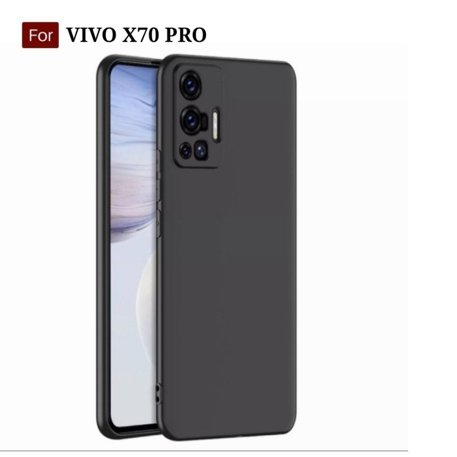 CASE VIVO X70 / X70 PRO SOFT CASE SLIM MATTE SOFT BLACK DOFF