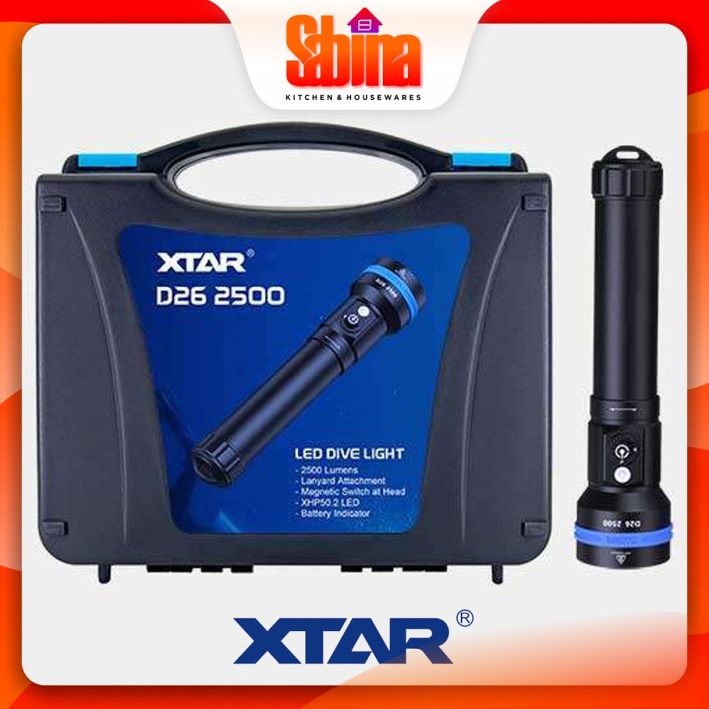 Senter Diving Selam Underwater LED CREE XHP50.2 Long Version IPX8