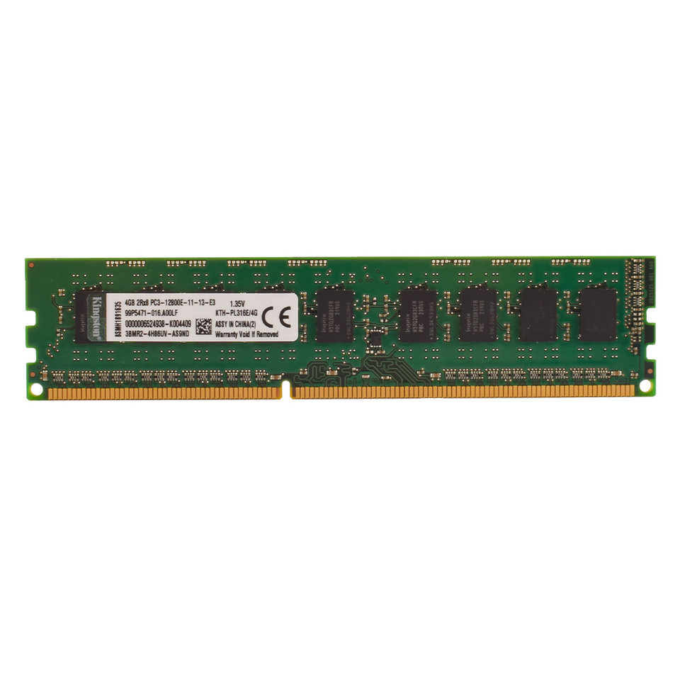 Kingston ECC Memory RAM DDR3 DDR3L 8GB 4GB 1333MHz 1600MHz 1866MHz 240pin PC3-12800 ECC Unbuffered D
