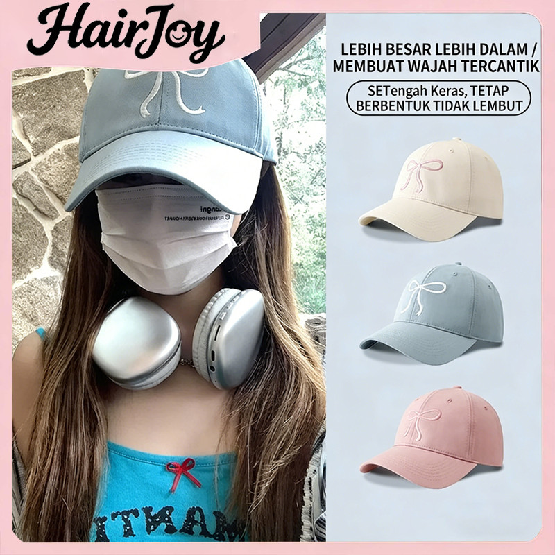 HairJoy Topi Anti UV Cewek/Topi Pelindung UV/Topi Anti Panas/Topi Pantai Korean Style/Topi Kebun Ant