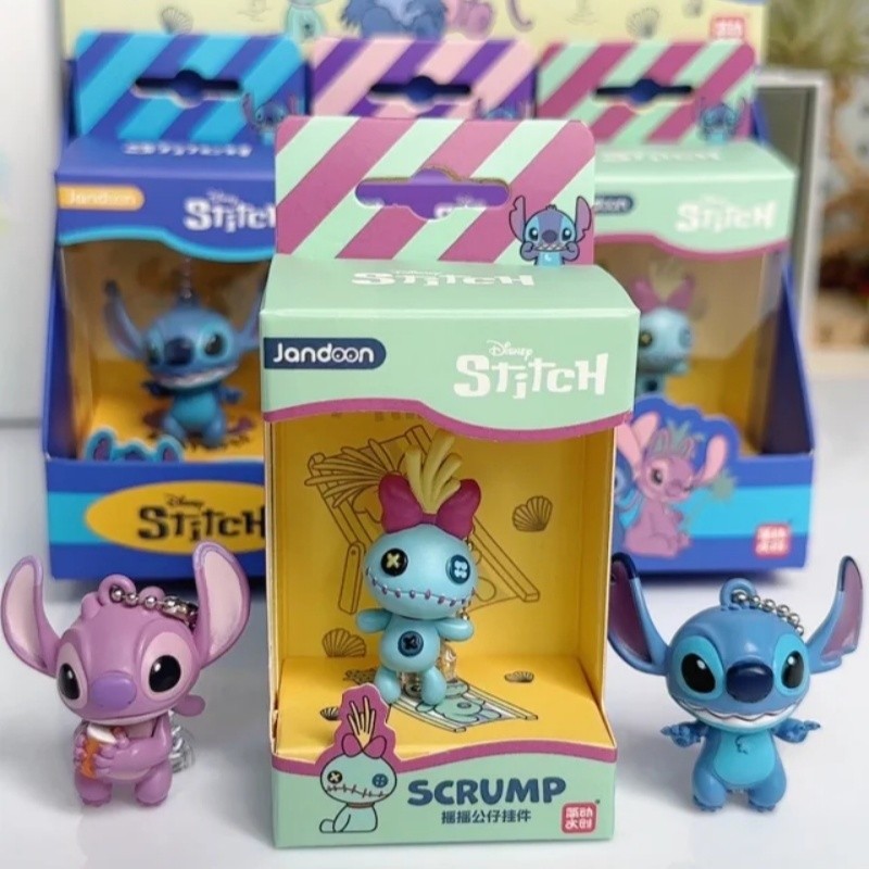 In Stock Original Jandoom Lilo&Stit Ohana Stit 626 Mini Cute Grain Action Figure Blind Box Rice Grai