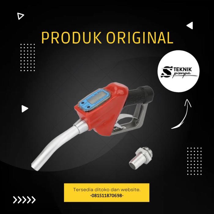 Nozzle Gun Solar digital automatc 1" Nozzle BBM Digital Flowmeter