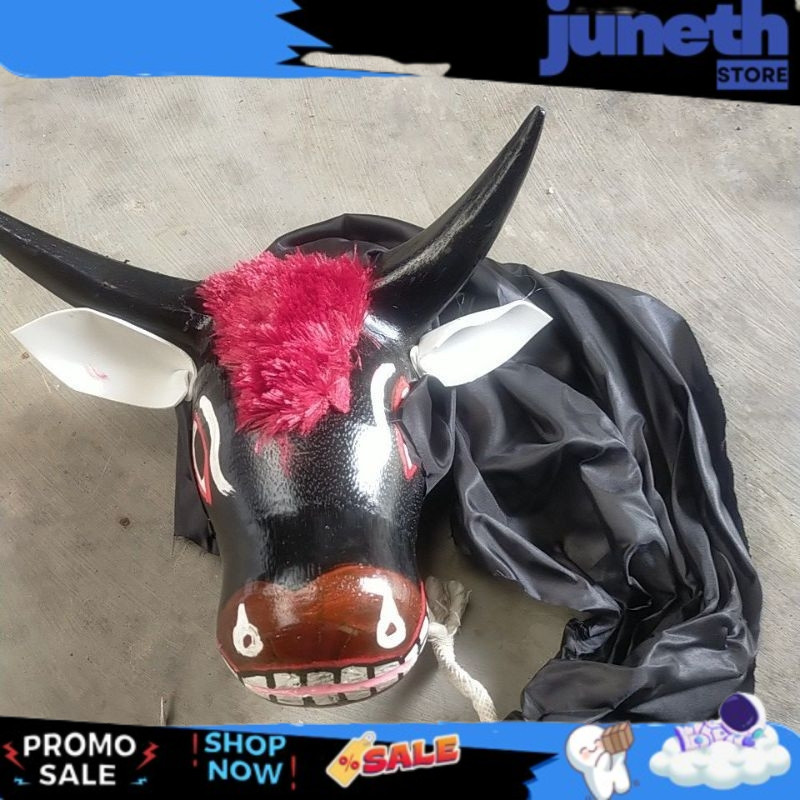JS Bantengan mainan ️ Barongan Bantengan - Mainan Anak Banteng Bantengan kuda lumping - Mainan tradi