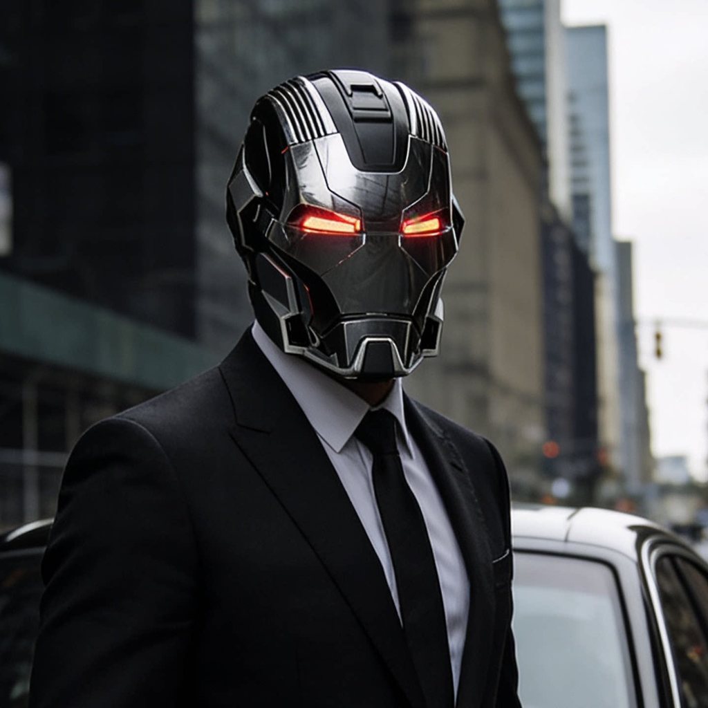 Iron Man 1:1 Helmet Mk5 Mk50 Avengers War Machine Cosplay Electric Open Close English Voice Remote C