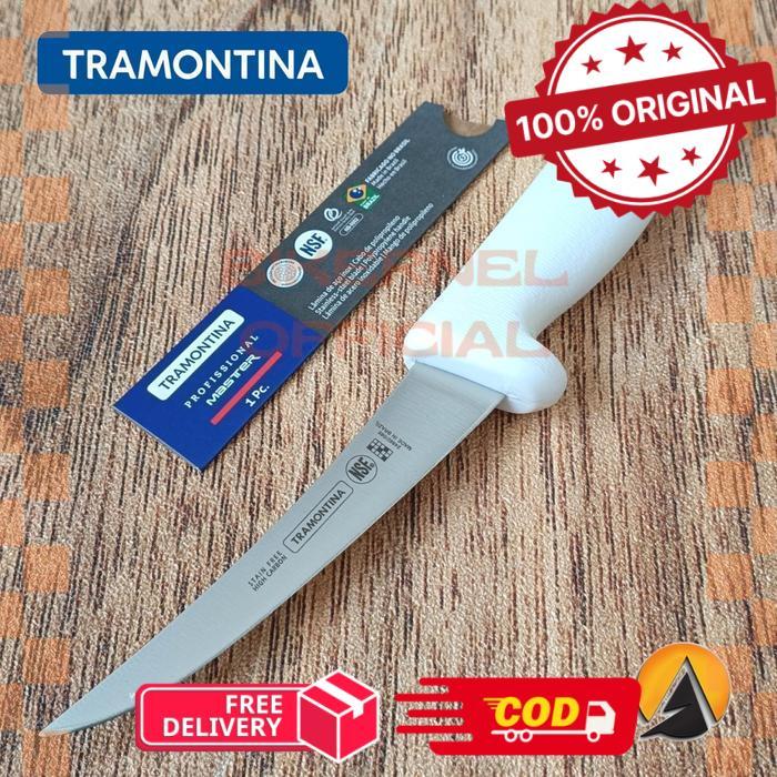 Pisau Boning Knife Seset Daging Tramontina 5" original brazil 24662/085 - Tanpa sarung -biker
