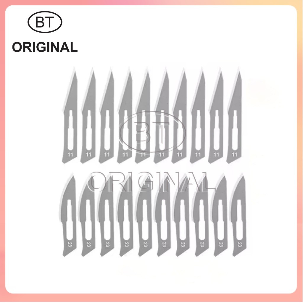 10 PCS PISAU BEDAH BLADE NO.11 NO.23