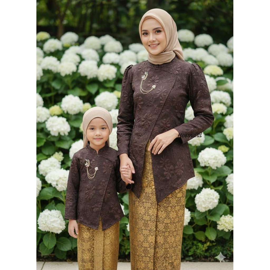 Kebaya Set Rok Songket Janggan Fukuro Couple Terbaru Ibu Dan Anak Kebaya Couple Ibu Dan Anak Kekinia