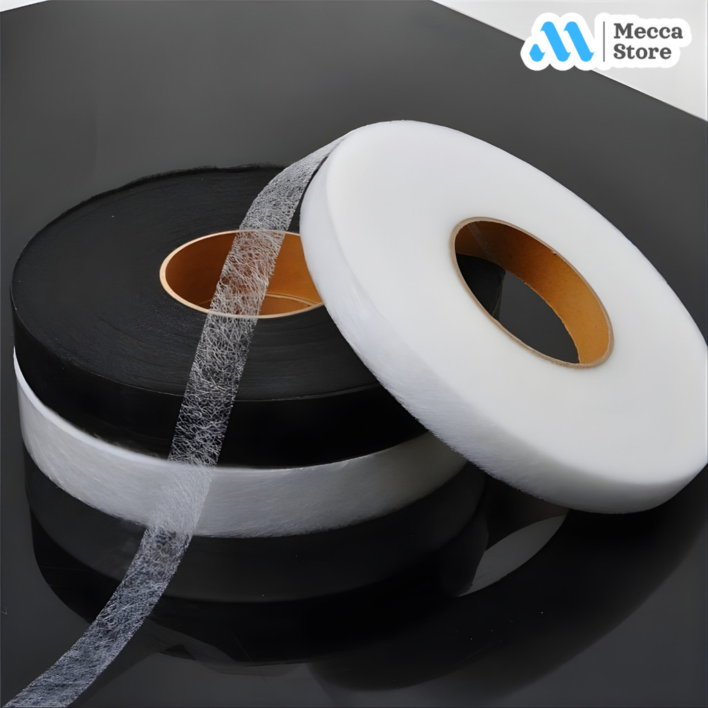 Pita Jahit Perekat Kain Fusible Double Tape Adhesive Hot Melt