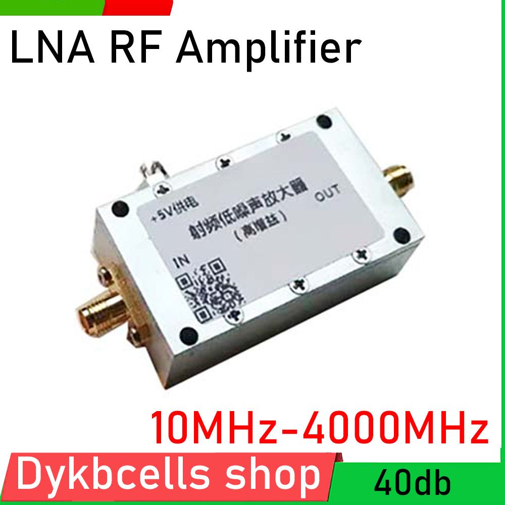 10Mhz-4Ghz 40dB A RF POWER Amplifier Low Noise Signal AMP UHF VHF WIFI LORA Helium Miner Receiver HA