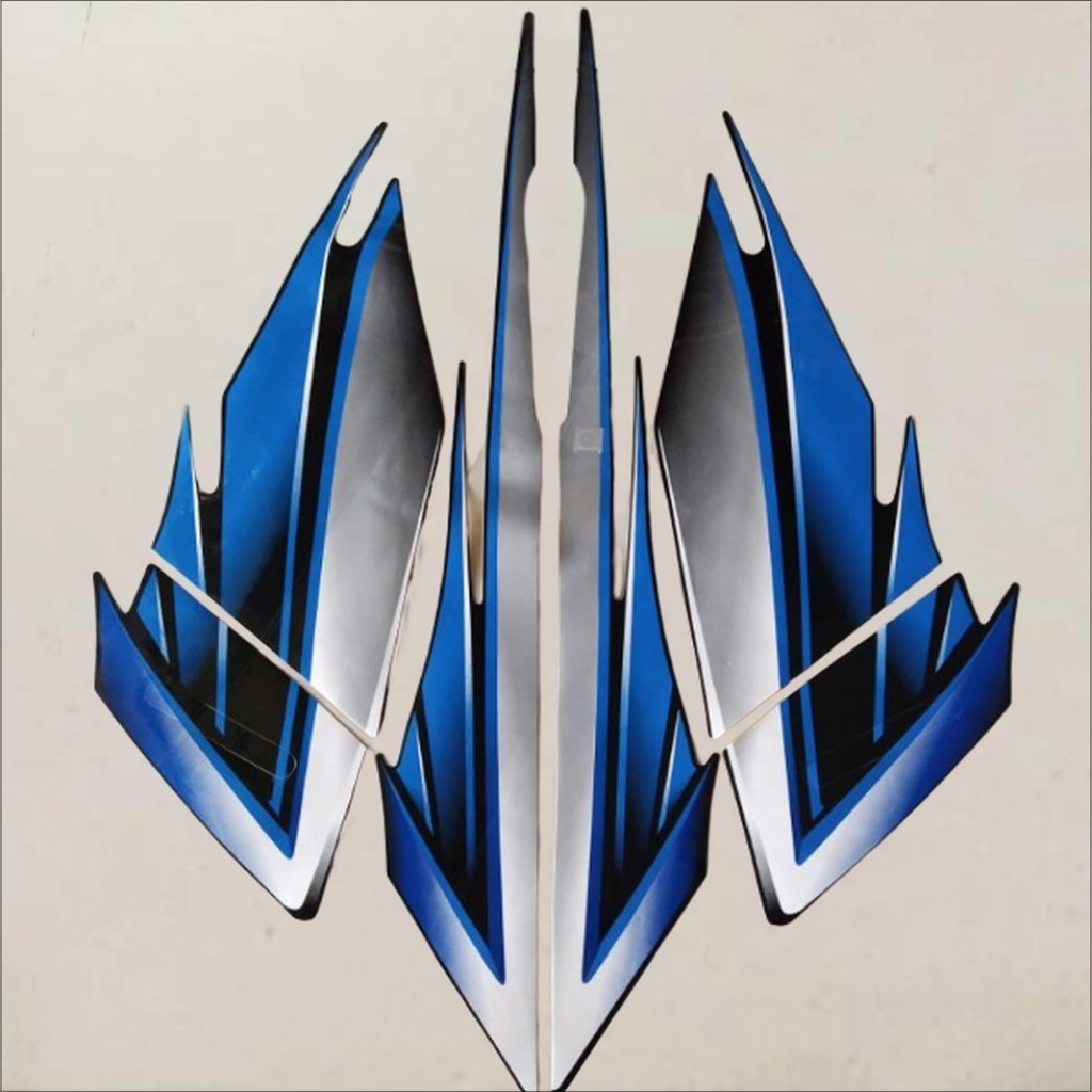 Striping Stiker Honda Tiger 2004 2005 2006 - Tiger CW Biru Murah