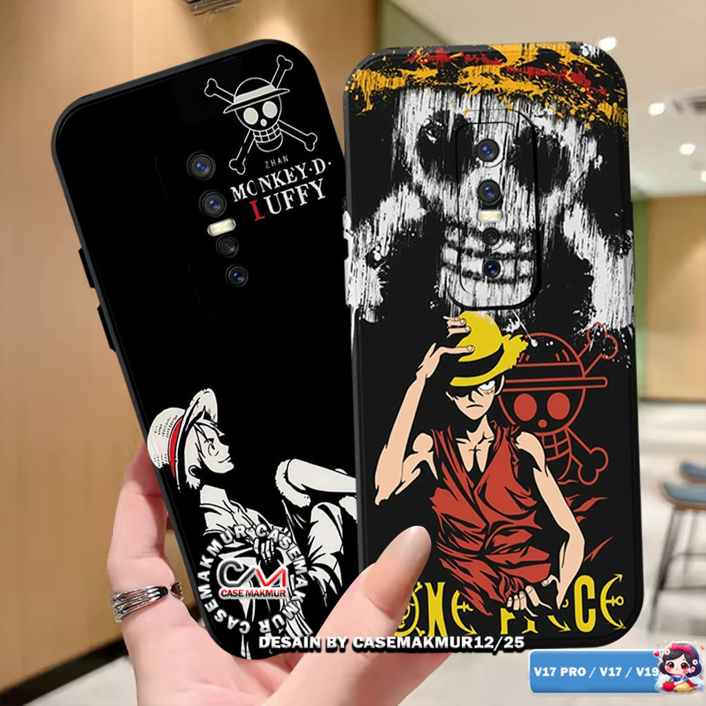 Case Vivo V17 Pro / V17 / V19 Silicone Motif Anime Prokamera Bumper Pelindung Hp