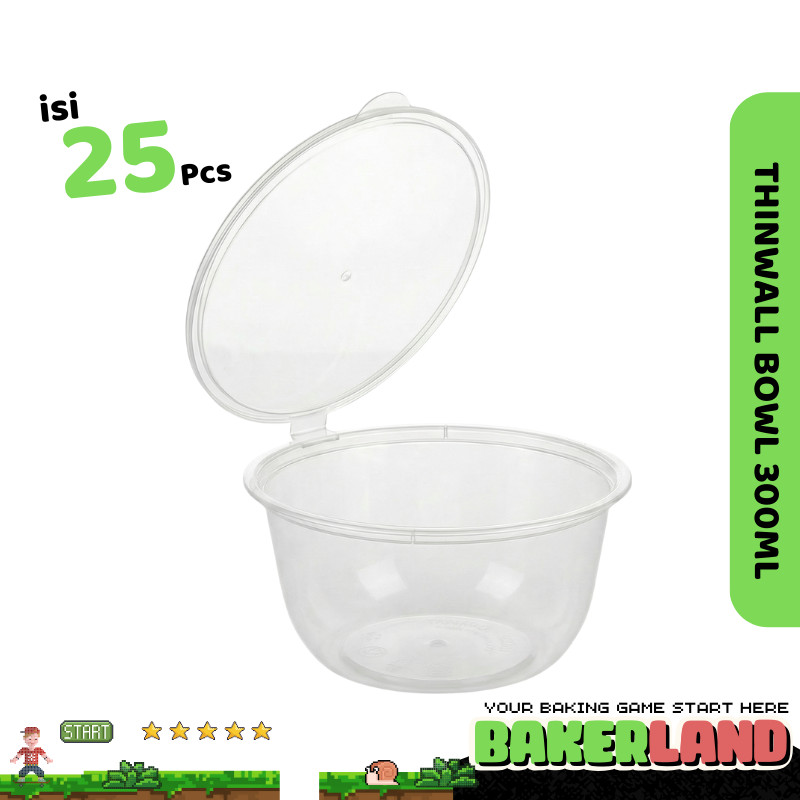 Thinwall Bulat 300ml / Thinwall Bowl / Thinwall Bowl 300ml / Thinwall / Thinwall Bulat / Cup Thinwal
