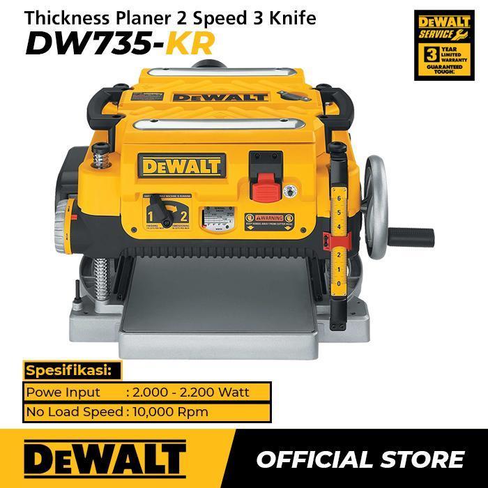 Dewalt Thickness Planer / Mesin Serut Duduk Listrik 2000-2200W Dw735 Terlaris