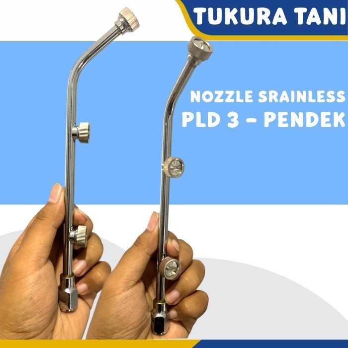Nozzle stainless kipas 3 titik - Nozzle PLD-5 3 Nozzle Pendek