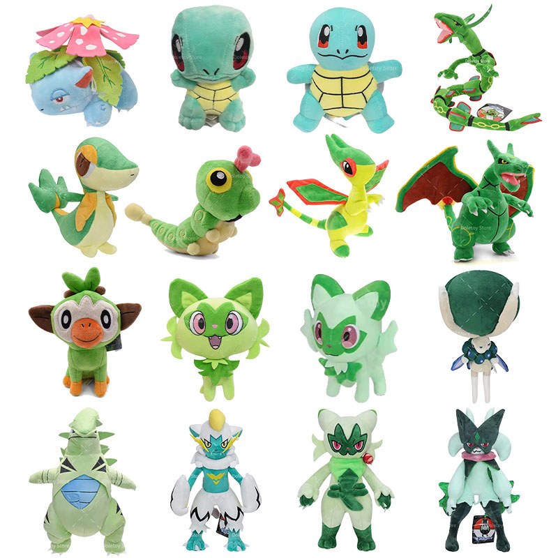 Hot Pokemon Plush Rayquaza Venusaur Caterpie Sprigatito Pokemon Strange Ball Shiny Zeraora Tyranitar