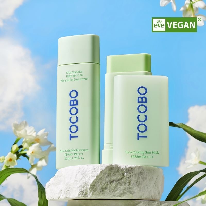 TOCOBO Cica Calming Sun Stick | Cica Calming Sun Serum SPF50+ PA++++