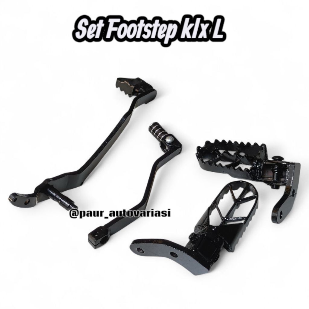 ootstep KLX Satu Set + Persneling + Tuas Rem Trail Offroad KLX D’Tracker CRF