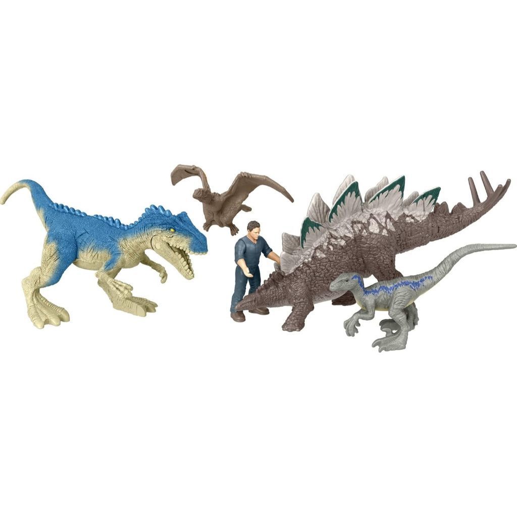 Mattel Jurassic World Dominion Chaotic Cargo Pack of 5 Mini Figures