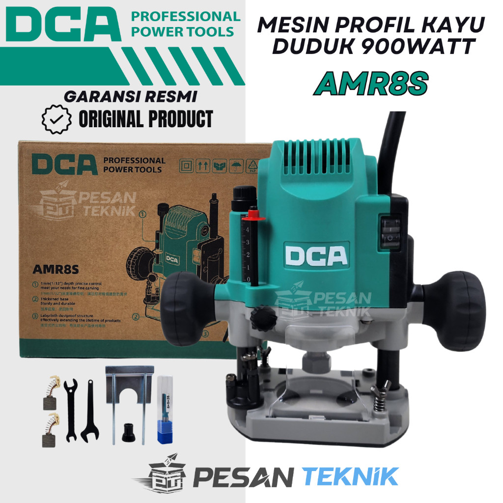 Mesin Profil Kayu Besar Wood Router 8MM 900W AMR DCA AMR8S