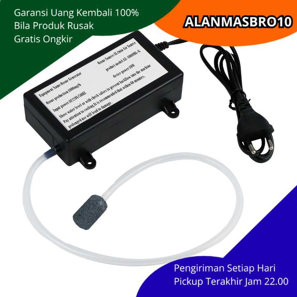 Ozone Generator Air Dan Water Purifier 1000mg Per Jam Untuk Sterilisasi Ruangan Dan Air Minum Membun