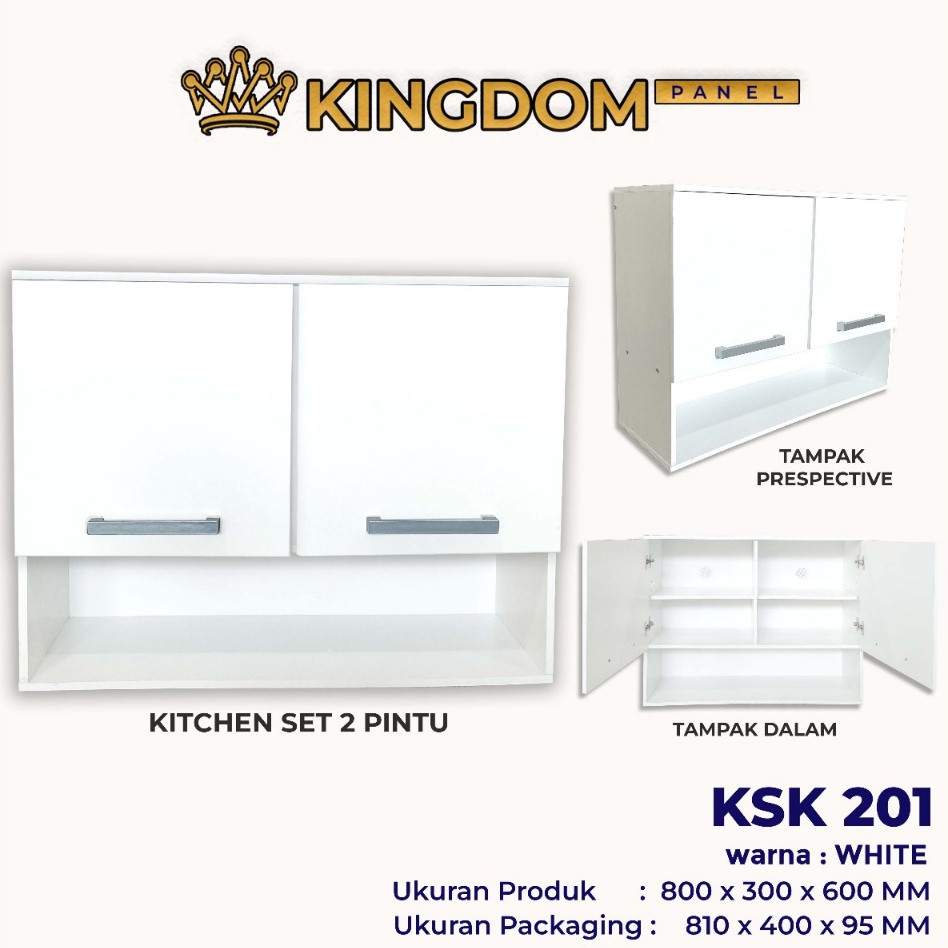 KITCHEN SET ATAS PINTU 2 LEMARI DAPUR GANTUNG LEMARI SET DAPUR