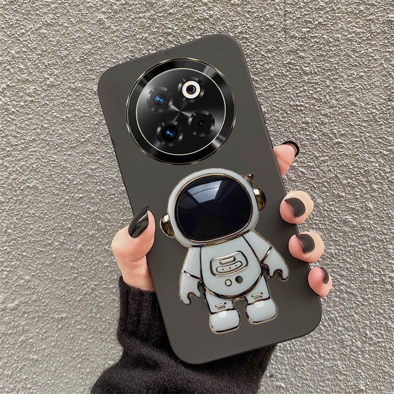 Phone Cover ZTE Axon 60 Ultra Smooth Soft Shell Astronaut Bracket for ZTE Axon 60 Ultra CaseCasing