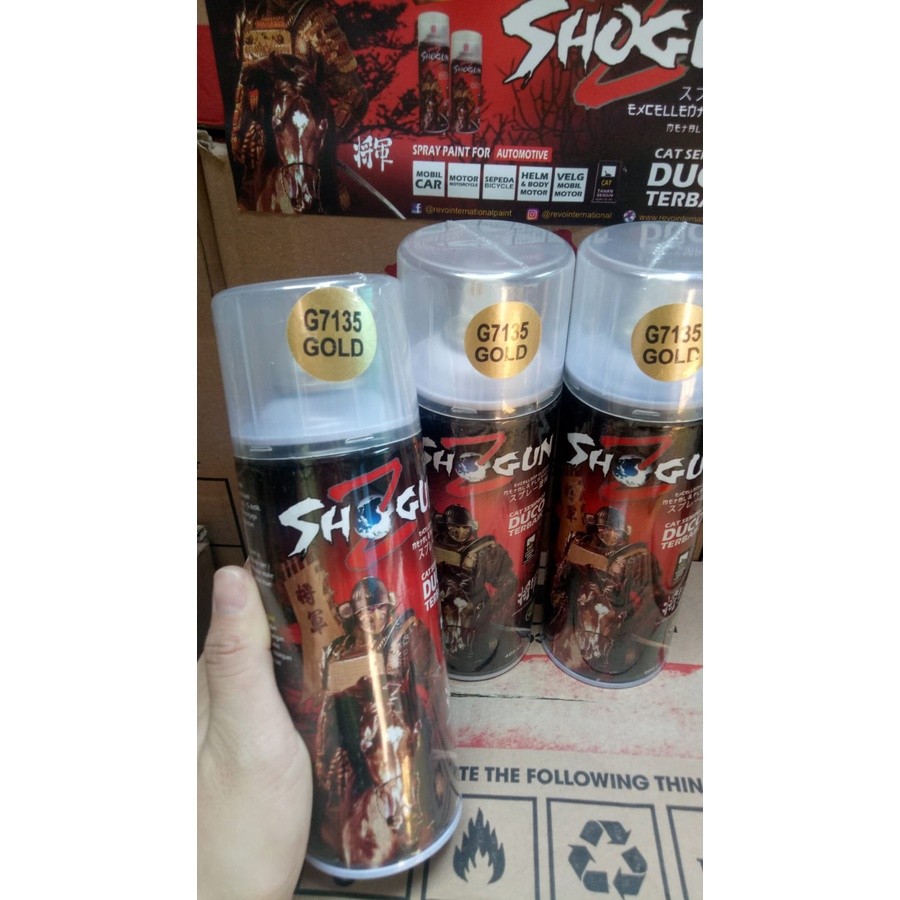 cat semprot duco shogunz pilok shogun  gold g7135 7135 400cc emas cat semprot jepang terbagus