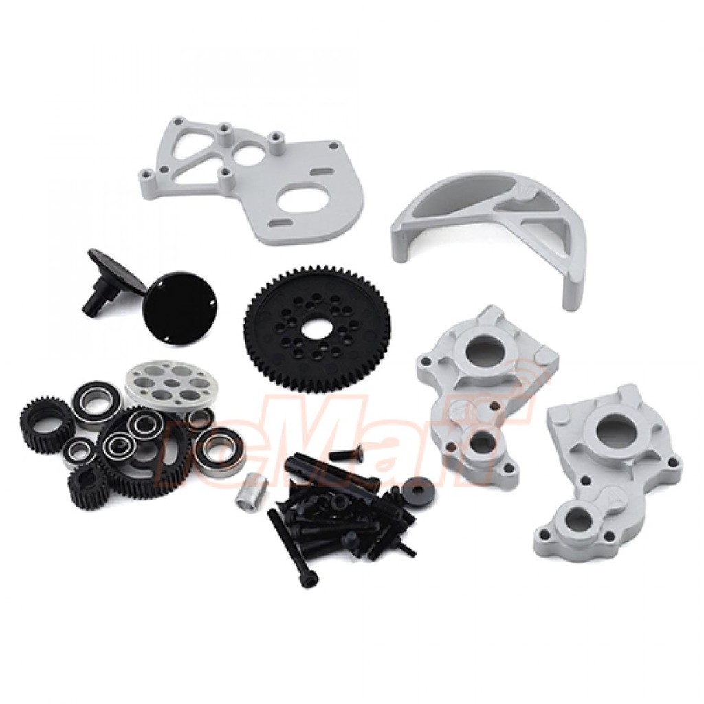 Vanquish 3-Gear Transmission Kit Silver For Axial SCX10 SCX10 II