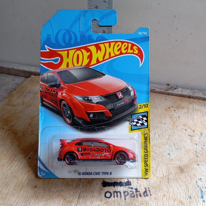 hot wheels honda civic type r merah GG99