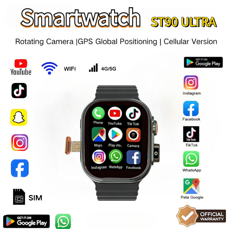 Sim card slot SmartWatch S9PRO  With 4GB RAM+64GB ROM Smart Watch S10Ultra For Android IOS Store GPS