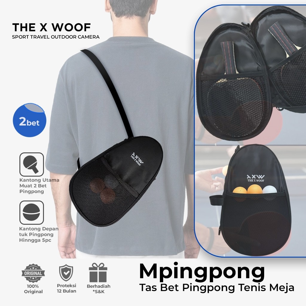Mpingpong1 Tas Pingpong Tas Raket Pingpong Tas Tenis Meja The X Woof