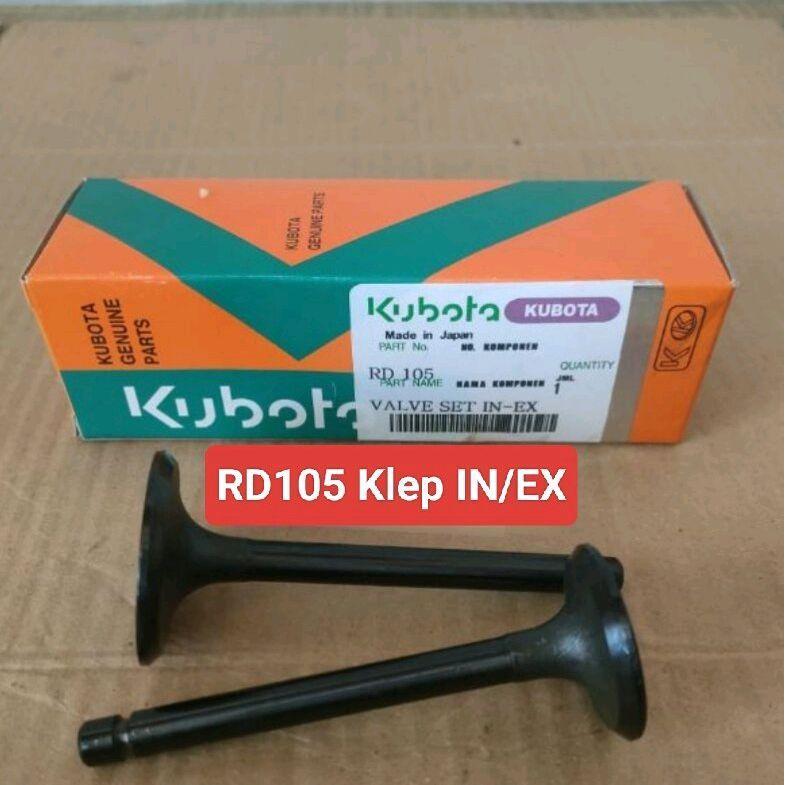 RD105 VALVE SET Klep mesin diesel RD105 IN EX