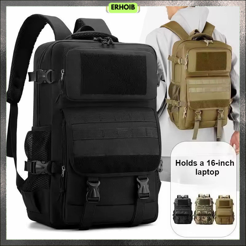 Tas Ransel Kanvas Traveling Hiking Backpack Oxford Waterproof - MJ700