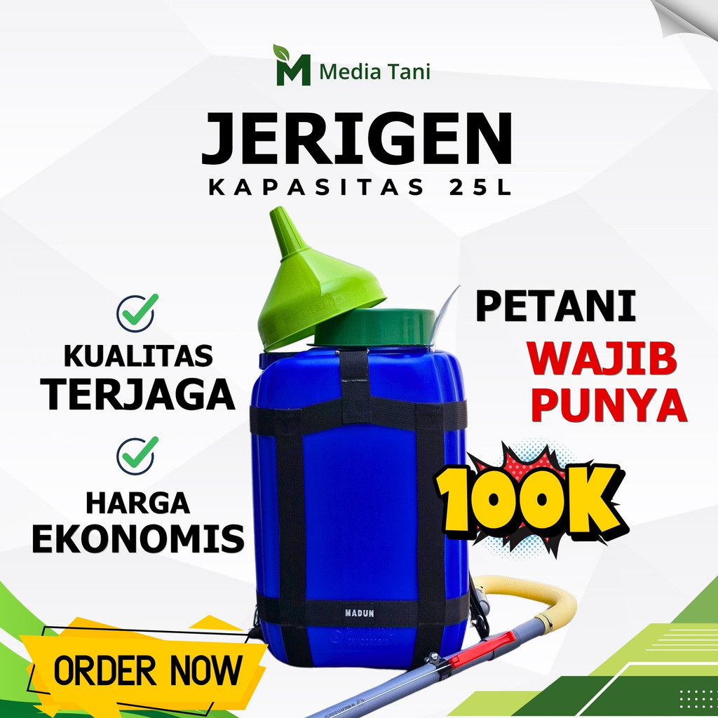 Jerigen 25 Liter Alat Siram Tanaman Multifungsi
