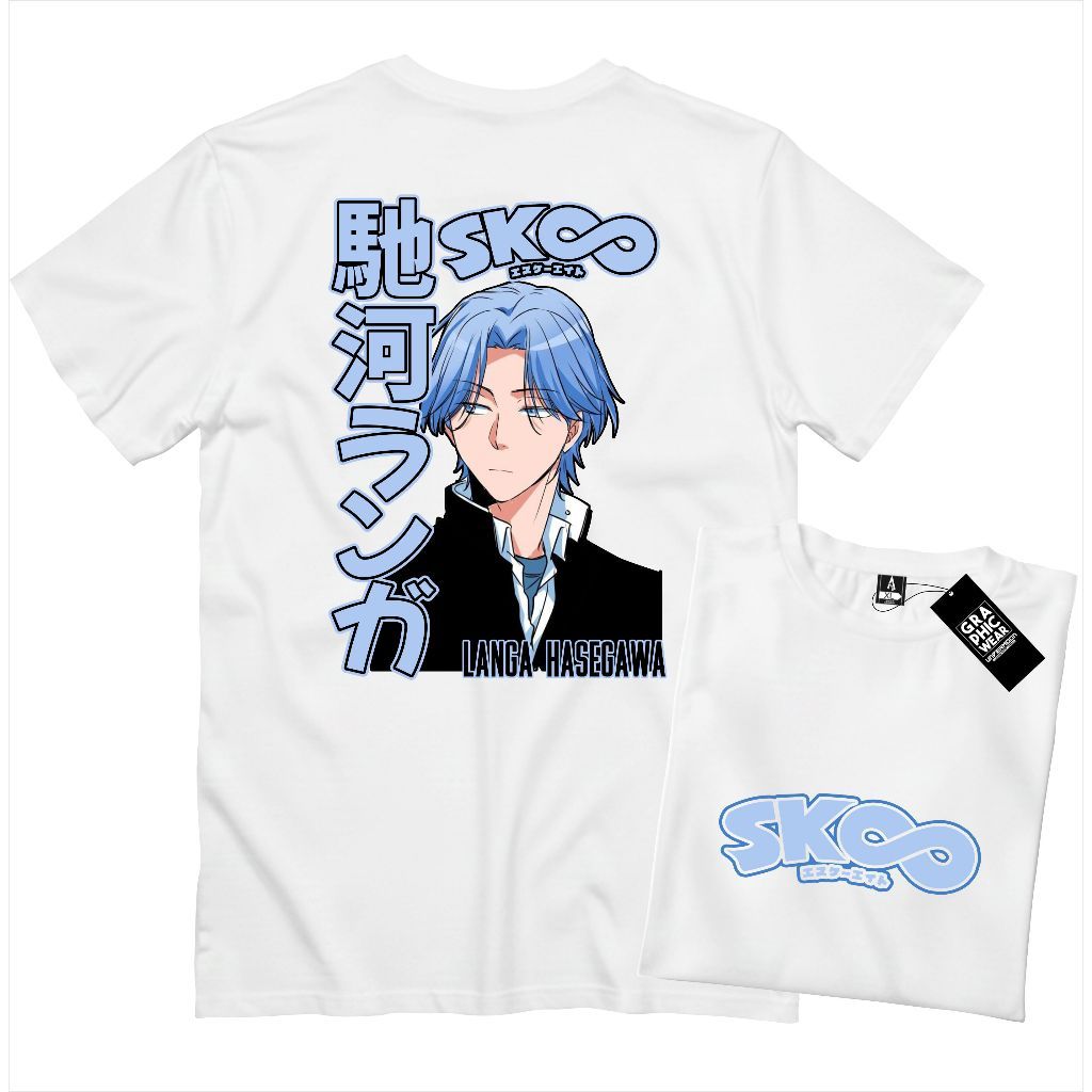 Kaos Anime Langa hasegawa Sk8 The Infinity Cotton Combed 30s Premium