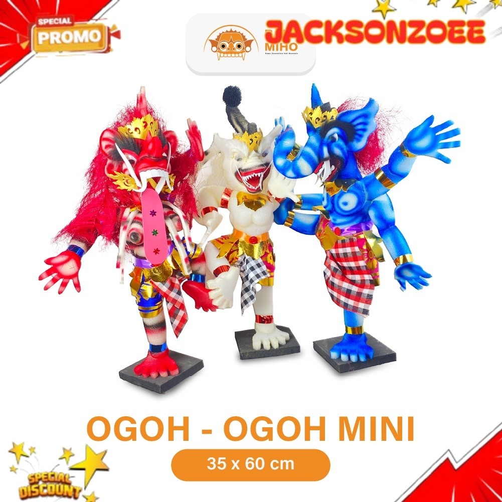 Ogoh-Ogoh Mini 60 cm- Mainan Anak-anak - Ogoh Ogoh Mini - Pajangan Ogohogoh - Ogoh Ogoh Ganesha - Og