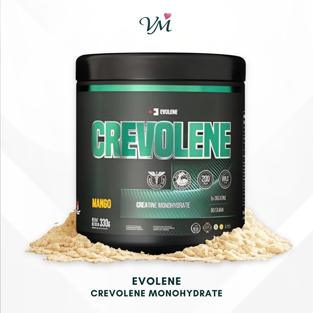 Evolene Crevolene Creatine Monohydrate Suplemen Fitness Gym Otot Strength Power Recovery