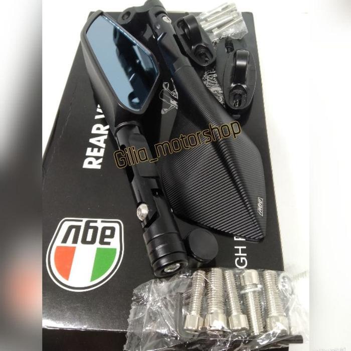 Spion Tomok v5 Kaca Besar AGV Original Import Universal PCX Nmax Aero - kaca biru