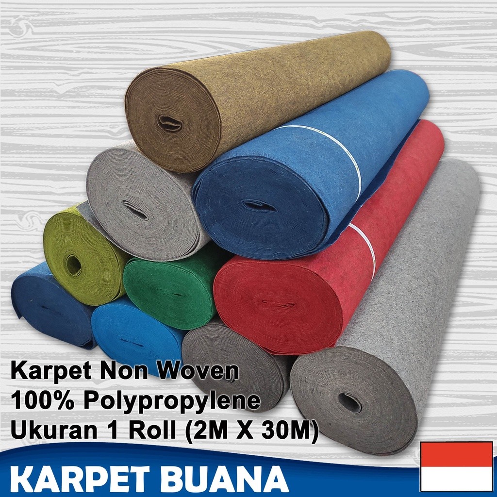 KARPET BUANA / Karpet Babut/ Karpet Bludru POLOS ROLL