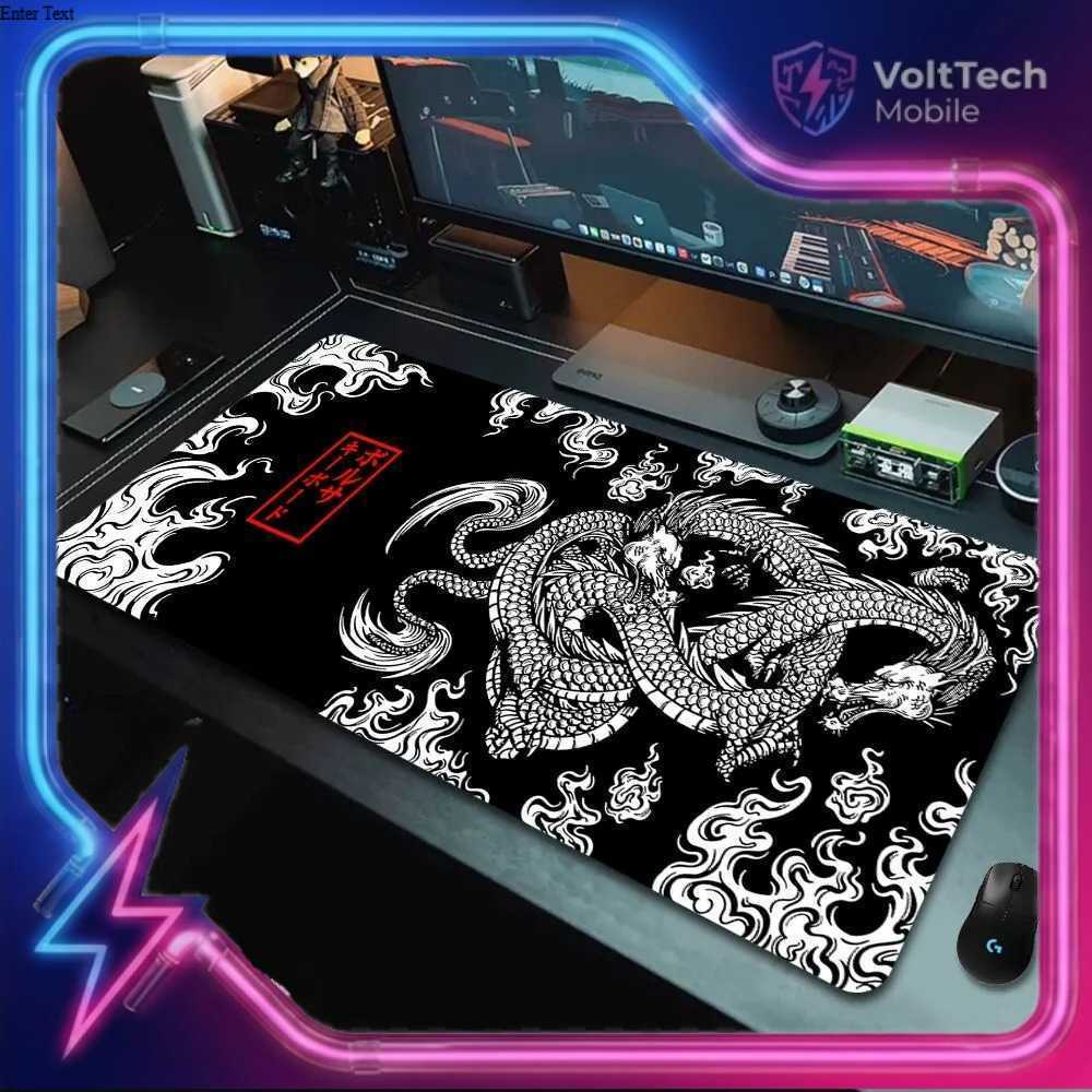 Mouse Pad Gaming Japanese Dragon Desk Mat - M34
