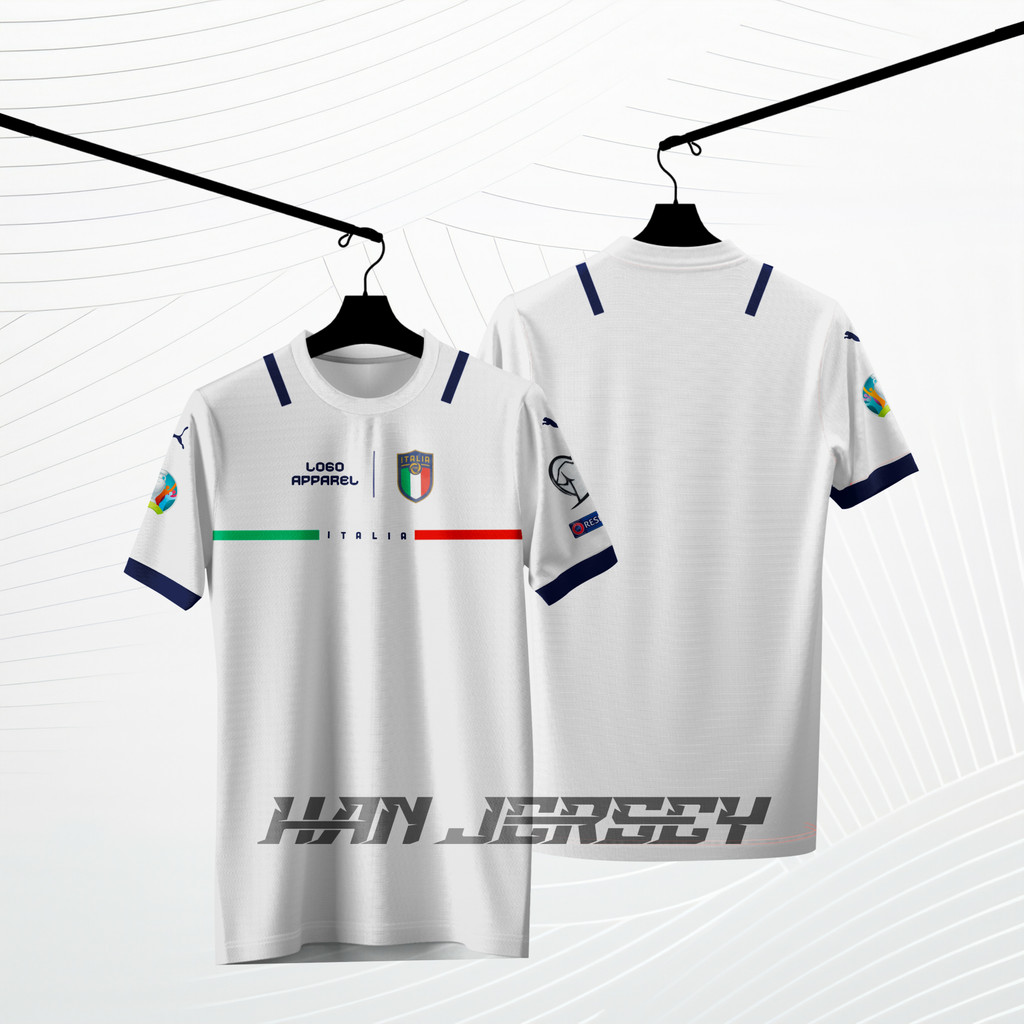 Jersey Full Printing italia 2021 Away Gratis Nama dan Nomor Punggung