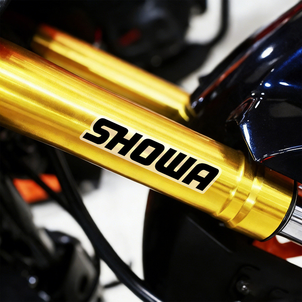 UV Transparent Showa Motorcycle Stickers Motocross Front Forks Shock Absorbers Decor Accessories Dec