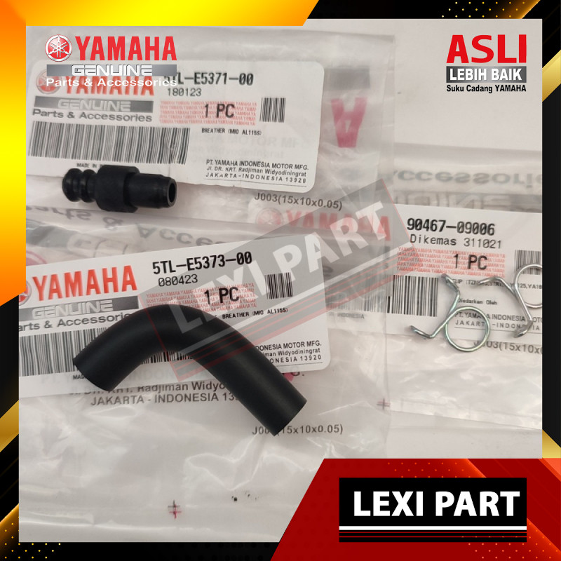 SELANG HAWA SET CLIP NEPEL PIPA PENTILASI HAWA UDARA GEARBOX CVT MIO S
