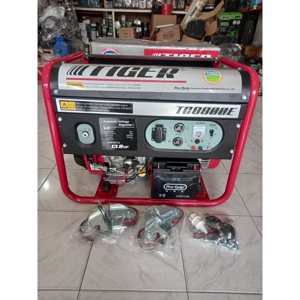 Genset 5500watt stater TIGER 8800E generator TIGER
