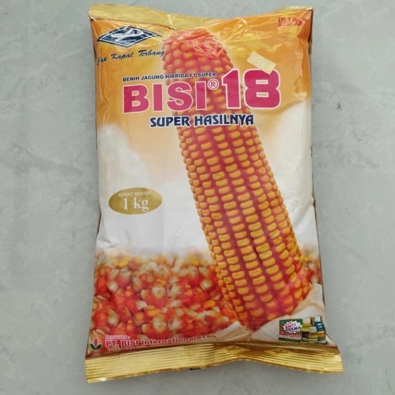 Bibit Benih Jagung Bisi 18 Kemasan 1kg Cap Kapal Terbang 100% Original Exp 2027