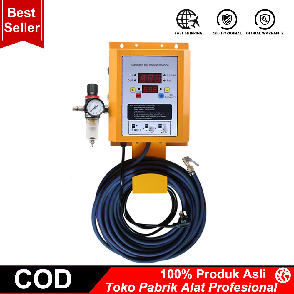 Automatic Tire Inflator TN30 / Pompa Isi Angin Ban Motor Mobil Elektrik Pompa Angin Listrik Isi Ban 